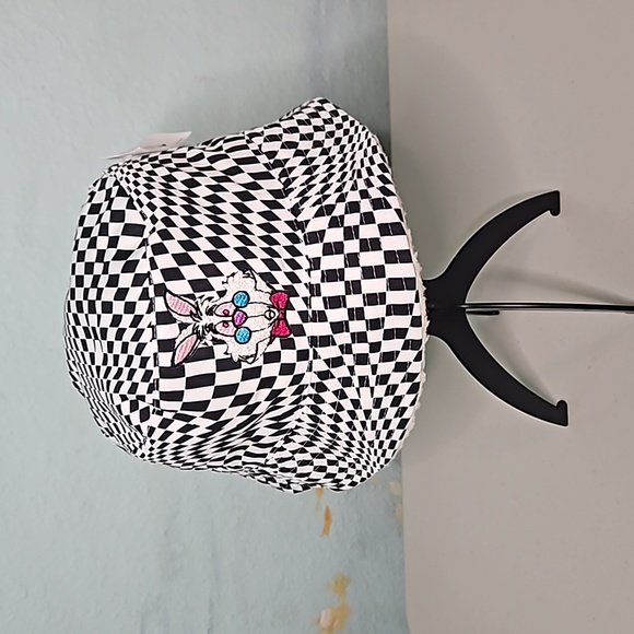 Alice In Wonderland Bucket Hat, And  70th Anniversary Bag Strap Charm. NWT - Picture 2 of 8